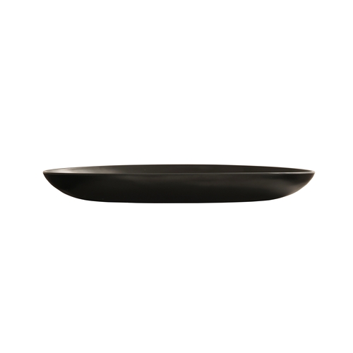 Cal-Mil 24122-1216-13 Carmel 12" x 16" x 1.75"H Black Melamine Pasta Platter