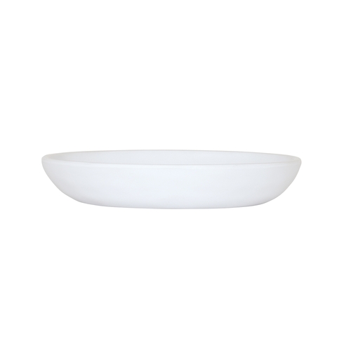 Cal-Mil 24122-6-15 Carmel 6.5" Dia. x 1"H White Melamine 12 oz. Pasta Bowl