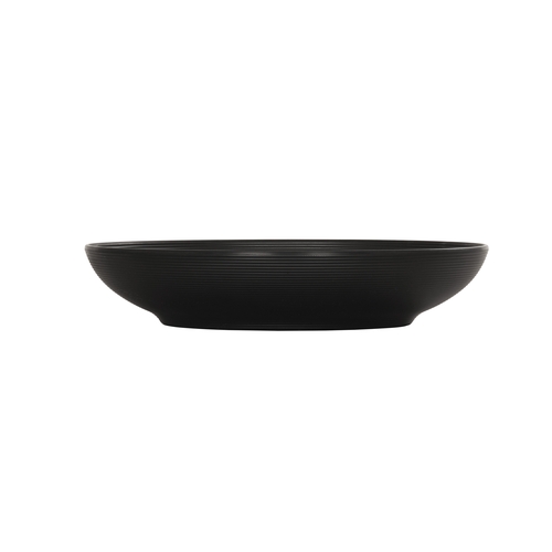 Cal-Mil 24125-14-13 Charlotte 14" Dia. x 2.75"H Black Melamine Coupe Bowl