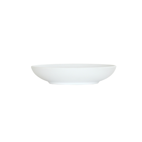 Cal-Mil 24125-7-15 Charlotte 7" Dia. x 1.5"H White Melamine Coupe Bowl - 6 Each