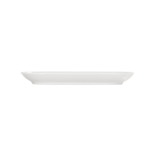 Cal-Mil 24305-74-15 7" x 4.5" x 0.75"H White Melamine Platter - 6 Each
