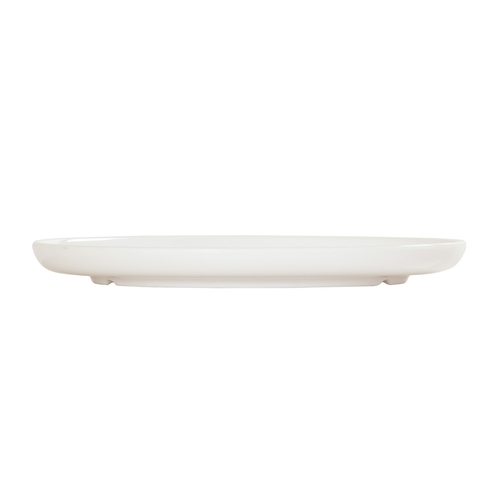 Cal-Mil 24306-10-15 10" Dia. x 1"H White Melamine Plate - 6 Each