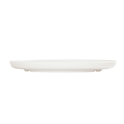 Cal-Mil 24306-12-15 12" Dia. x 1"H White Melamine Plate - 6 Each