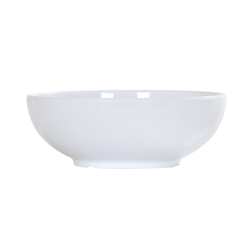 Cal-Mil 24307-8-15 8" Dia. x 2.88"H White Melamine Bowl - 6 Each
