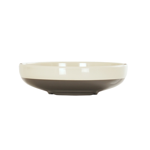 Cal-Mil 24310-8-128 Vienna 8" Dia. x 2.25"H Two-Tone Melamine Bowl - 6 Each