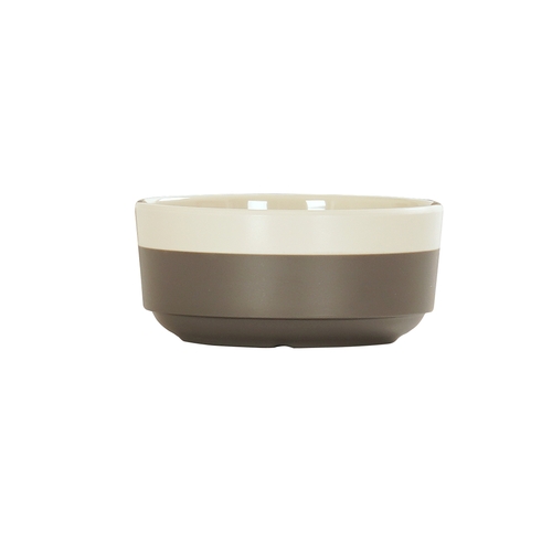 Cal-Mil 24311-4-128 Vienna 4.25" Dia. x 2.25"H Two-Tone Melamine Bowl - 6 Each