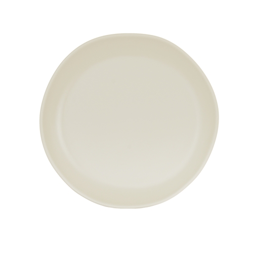 Cal-Mil 24400-10-103 Bali 10" Dia. x 0.75"H Ivory Melamine Plate - 6 Each