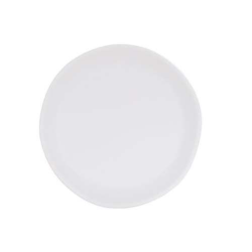 Cal-Mil 24400-6-15 Bali 6" Dia. x 0.75"H White Melamine Plate - 6 Each