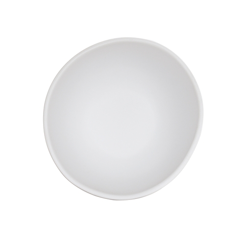 Cal-Mil 24401-16-15 Bali 5.5" x 5.25" x 2.5"H White Melamine 16 oz. Soup Bowl