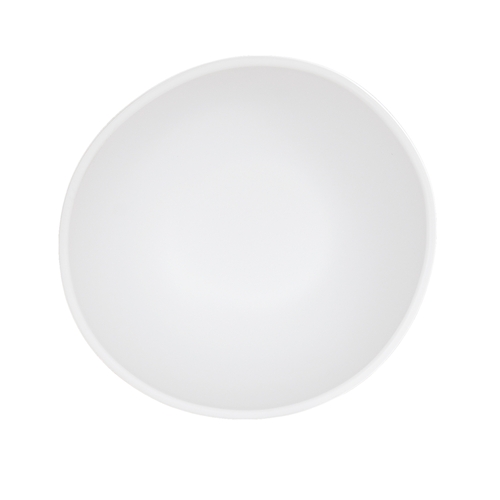 Cal-Mil 24401-30-15 Bali 6.75" x 6.5" x 3.25"H White Melamine 30 oz. Soup Bowl