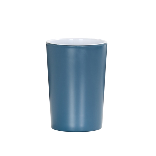 Cal-Mil 24406-4-11115 Sophie 3.75" Dia. x 6"H Matte Stone Blue Melamine 20 oz. Jar