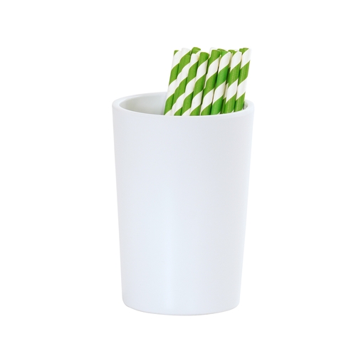 Cal-Mil 24406-4-15 Sophie 3.75" Dia. x 6"H Matte White 20 oz. Jar - 3 Each