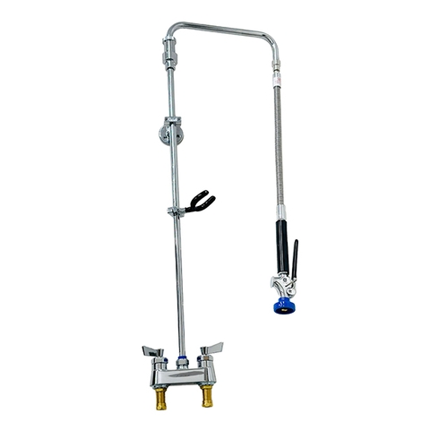 Fisher 25120 4" Deck-Mount w/ Swivel Style Pre-Rinse Assembly