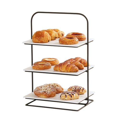 Cal-Mil 25201-3-13 Logan 10.25" x 14.25" x 21" Wire 3-Tier Display Stand