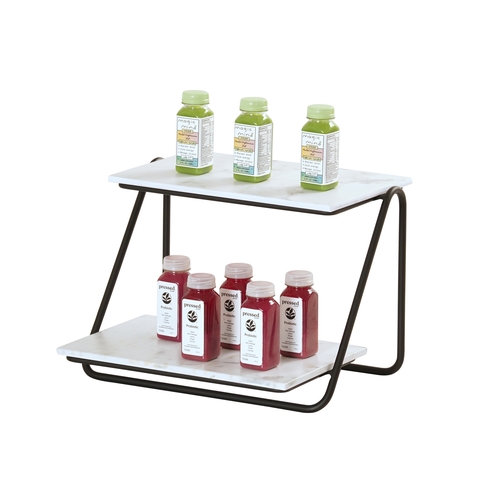 Cal-Mil 25202-610-13 Logan 11.5" x 10.5" x 8" Wire 2-Tier Display Stand