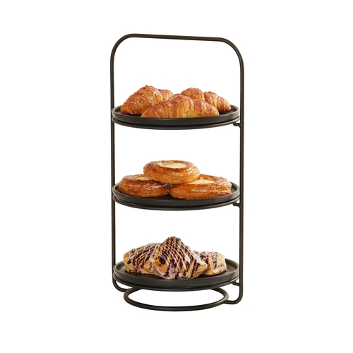 Cal-Mil 25204-10-13 Logan 11.75" Dia. x 21"H Wire 3-Tier Display Stand