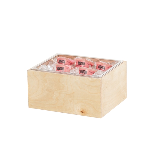Cal-Mil 25212-10-93 Logan 13.25" x 11" x 7.25"H Polycarbonate Ice Display