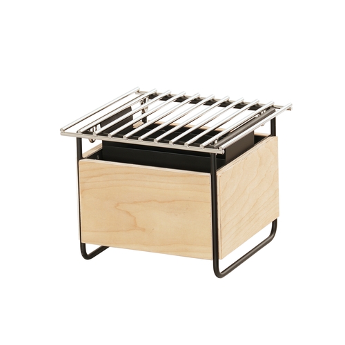 Cal-Mil 25226-93 Logan 10.25" x 10" x 7.25"H Wood Square Chafing Dish