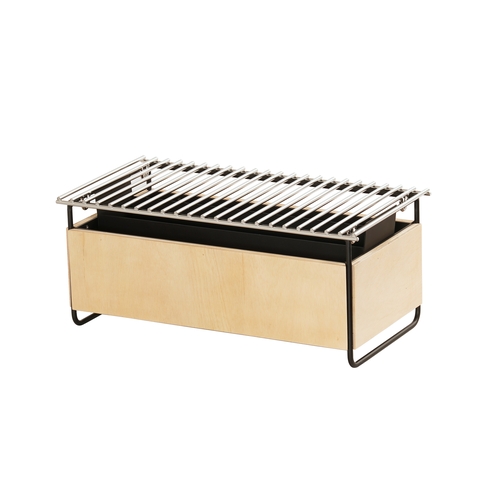Cal-Mil 25227-93 Logan 19.75" x 10" x 7.5"H Wood Chafing Dish