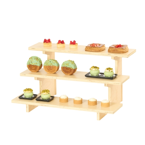Cal-Mil 25230-93 Logan 29" x 18.5" x 15.25"H Birch Wood Display Stand
