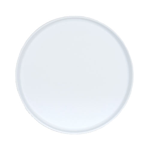 Cal-Mil 26105-10-15 Arista 10" Dia. Matte White Melamine Plate - 6 Each