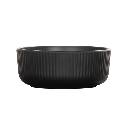 Cal-Mil 26106-6-13 Arista 6.25" Dia. x 2.5"H Matte Black Melamine 30 oz. Bowl 