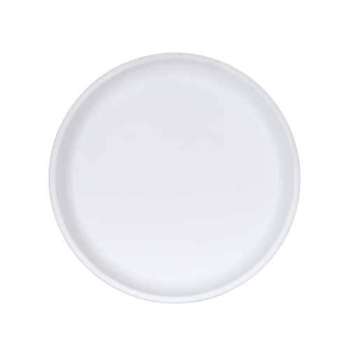 Cal-Mil 26121-8-15 Isla 8" Dia. Matte White Melamine Plate - 6 Each