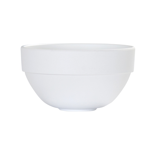 Cal-Mil 26122-5-15 Isla 5" Dia. x 2.7"H Matte White Melamine 16 oz. Bowl