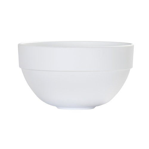 Cal-Mil 26122-8-15 Isla 8" Dia. x 4.5"H Matte White Melamine 72 oz. Bowl