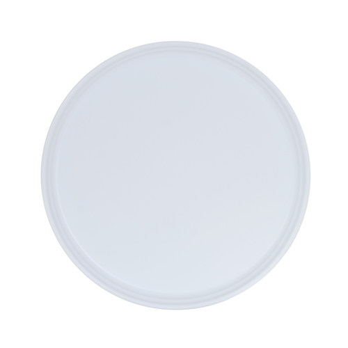 Cal-Mil 26143-10-15 Cove 10" Dia. Matte White Melamine Plate - 6 Each