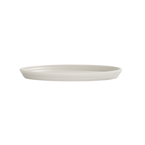 Cal-Mil 26143-6-103 Cove 6" Dia. Matte Ivory Melamine Plate - 6 Each