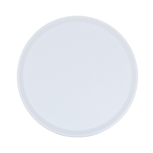 Cal-Mil 26143-6-15 Cove 6" Dia. Matte White Melamine Plate - 6 Each
