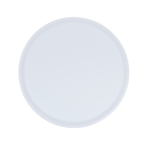 Cal-Mil 26143-8-15 Cove 8" Dia. Matte White Melamine Plate - 6 Each