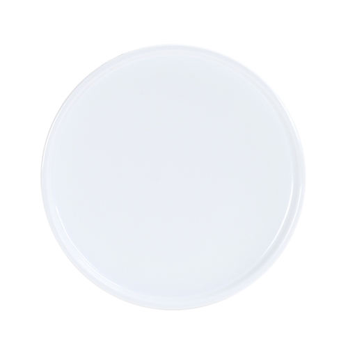Cal-Mil 26150-6-15 Selene 6" Dia. Glossy White Melamine Plate - 6 Each