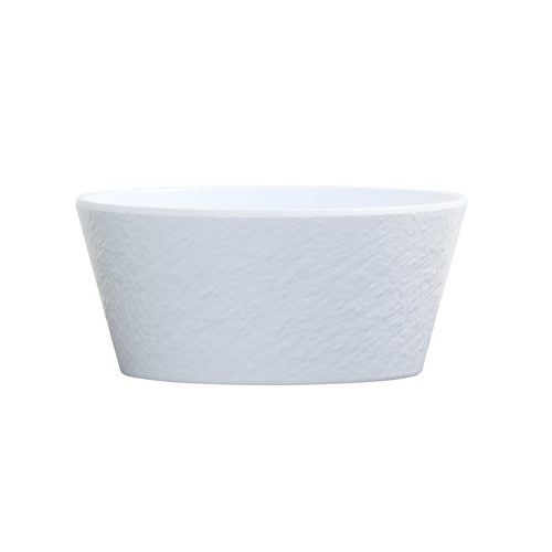 Cal-Mil 26151-6-15 Selene 6.25" Dia. x 2.75"H Glossy White Melamine 30 oz. Bowl