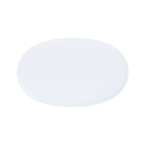 Cal-Mil 26152-711-15 Selene 7" x 11" x 1"H Glossy White Melamine Platter - 6 Each