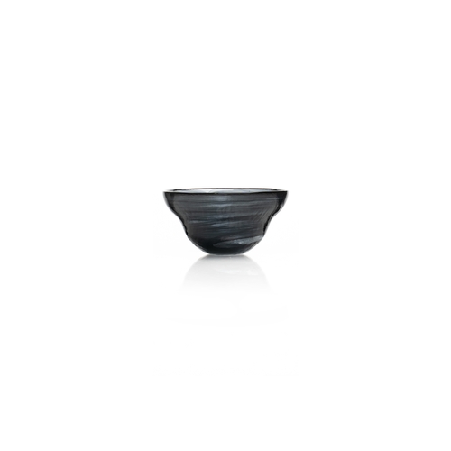 Mikasa Hospitality 2641-43 Ardacam Ena Black Glass 6.1 oz. Bowl - 16 Each