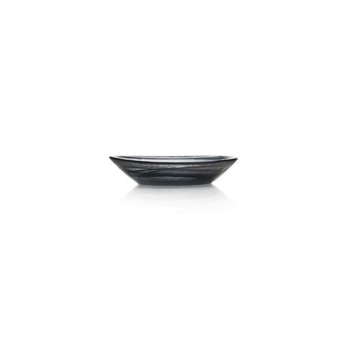 Mikasa Hospitality 2689-43 Ardacam Estonia Black Glass 5.4 oz. Platter - 32 Each