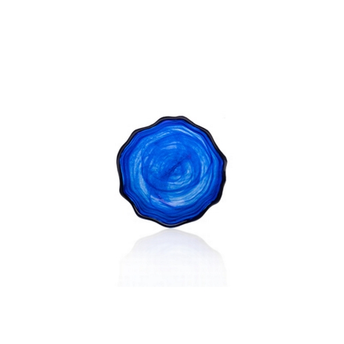 Mikasa Hospitality 2691-64 Ardacam Amorf Blue Glass 11.2 oz. Bowl - 32 Each