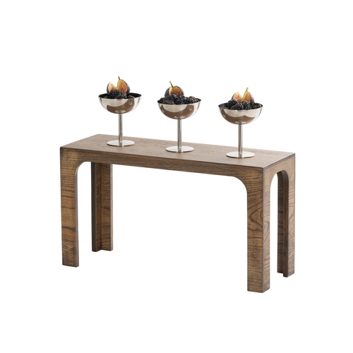 Cal-Mil 27005-11-136 Melrose 20" x 7" x 11"H Brown Wood Display Riser
