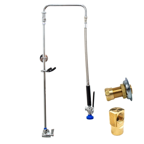 Fisher 27130 Wall-Mount Single Control Swivel Style Pre-Rinse Unit