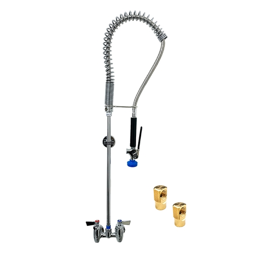Fisher 27480 4" Backsplash Mount w/ Spring Style Pre-Rinse Assembly