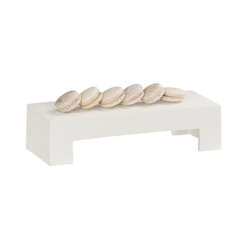 Cal-Mil 28001-4-103 15" x 6" x 4"H Ivory Finsh Resin Display Riser