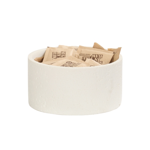 Cal-Mil 28004-3-103 6" Dia. x 3"H Ivory Finish Resin Display Riser