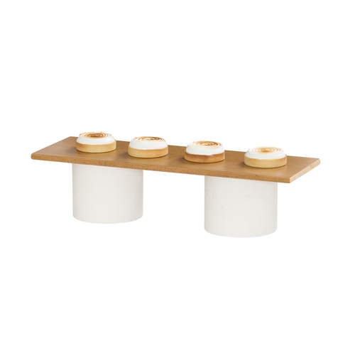 Cal-Mil 28518-238-99 Madera 7.75" x 23.5" x 0.5"H Display Riser Shelf - 3 Each
