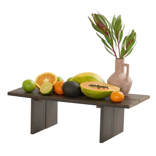 Cal-Mil 28600-6-140 Vista 20" x 8.5" x 6"H Mocha Display Riser