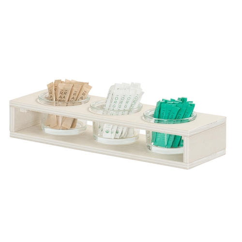 Cal-Mil 28604-4-141 Vista 16.1" x 5.5" x 2"H Coastal Condiment Organizer