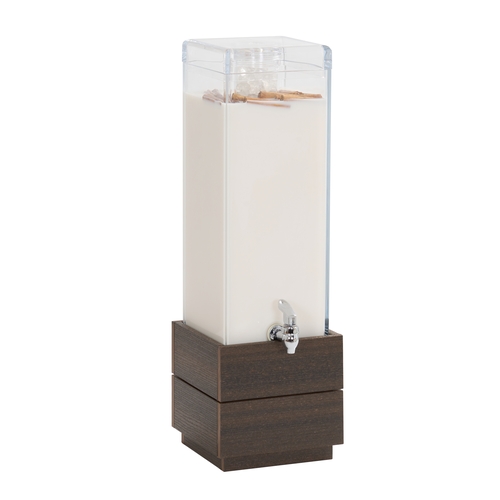 Cal-Mil 28605-3-140 Vista 8.25" x 10" x 27.75" Mocha Beverage Dispenser