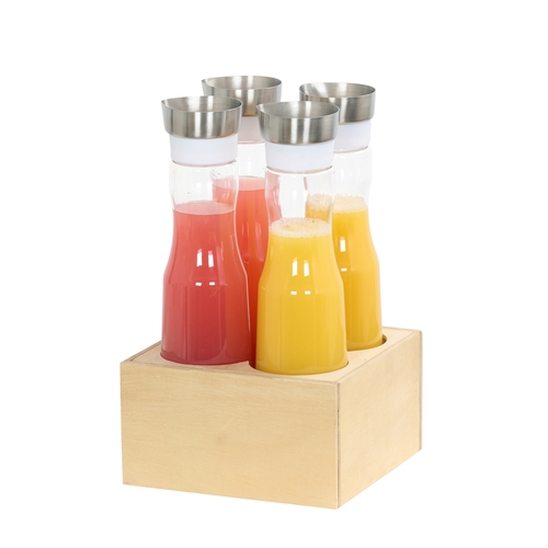 Cal-Mil 28623-93 Logan 9.5" x 9.5" x 5"H Ice & Beverage Display Stand