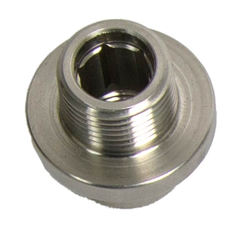 Fisher 2955-3400 Chrome 1/4" Female x 3/8" Male Spray Head Adapter
